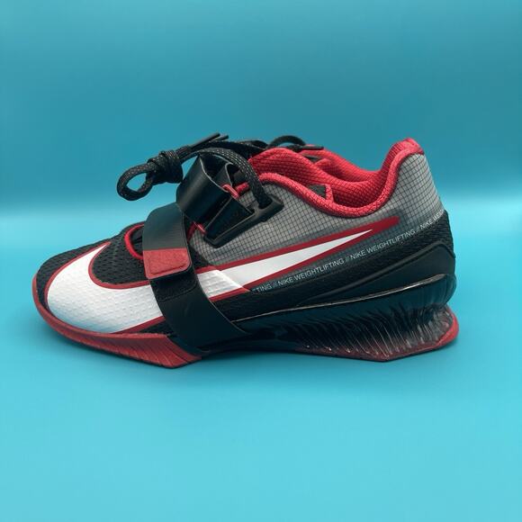 Nike Romaleos 4 Weightlifting Shoes White Black Red CD3463-003 Men’s Size 7 main image 8